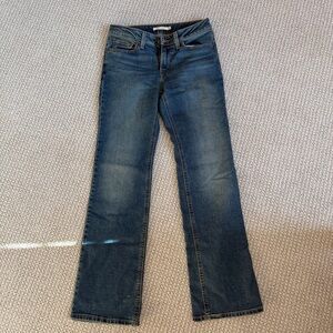 Women’s Low Rise Straight Leg Levi Jeans